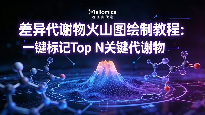 【生信技能】差异代谢物火山图绘制教程（二）：一键标记Top N关键代谢物，让重点一目了然！