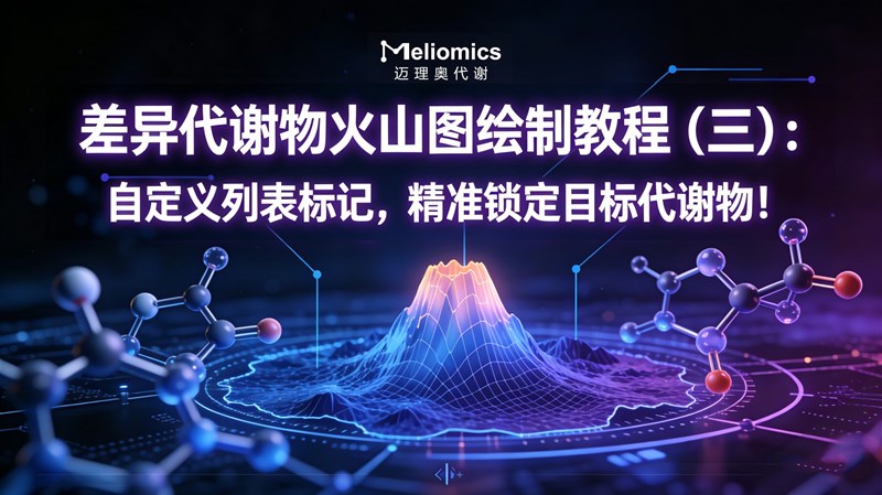 【生信技能】差异代谢物火山图绘制教程（三）：自定义列表标记，精准锁定目标代谢物！